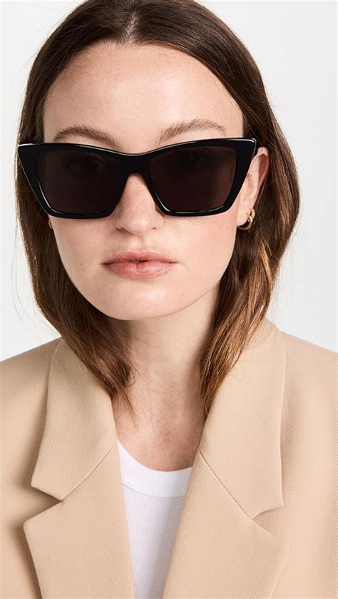 ysl sunglasses heart evangelista|saint laurent oversized sunglasses.